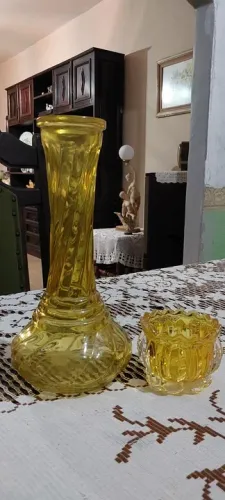 Vaso e porta-vela
