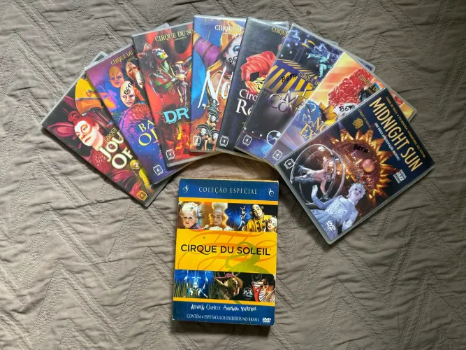 Coleção DVDs Cirque du Soleil