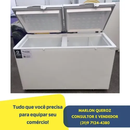 Freezer Horizontal 503 Litros Fricon Tampa Cega