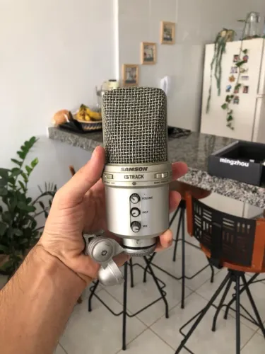 Microfone Samson condensador G track 