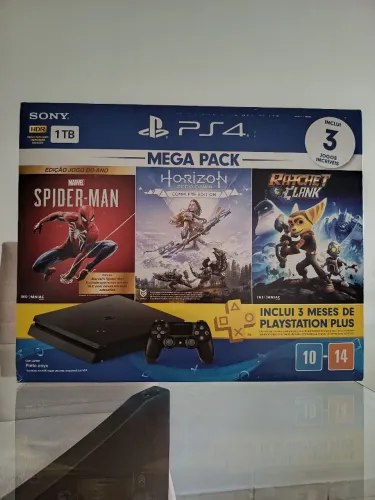 PlayStation 4 slim super novo com garantia 