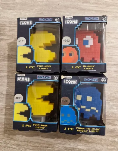 4 Luminárias PAC MAN