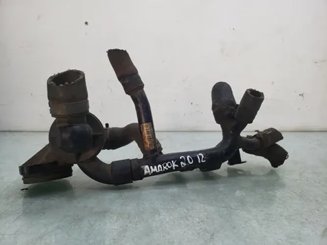 Carcaça Válvula Termostática Com Tubo Água Amarok 2.0 2012