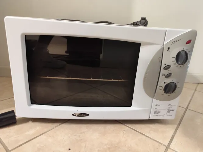 Forno Elétrico Fischer Grill 16, 44 Litros, Timer, Dourador, 1750W, Branco 110V 