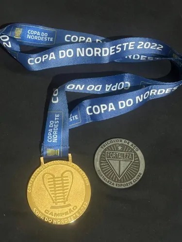 Medalha copa do Nordeste 2022 Fortaleza