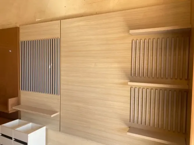PAINEL RIPADO ALTO PADRAO EXCELENTE ACABAMENTO EM MDF