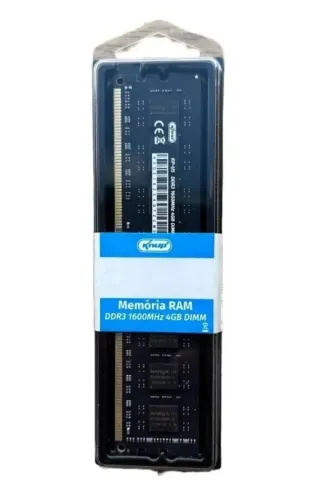 Memória ram ddr3 1600 MHz DIMM 1.5v 4gb