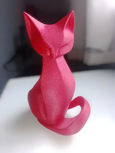 Decoração de Gato Impresso em 3D