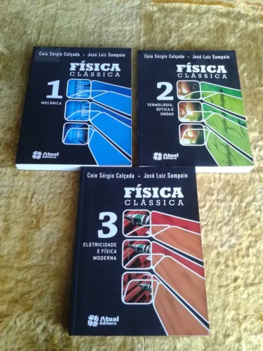COLEÇÃO FÍSICA CLÁSSICA  ( SAMPAIO E CALÇADA ) IME / ITA 