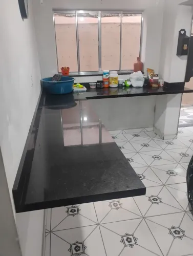 Balcão granito preto são Gabriel
