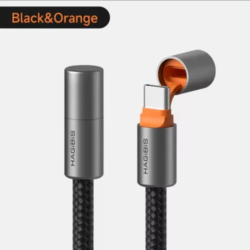 Cabo USB C Hagibis com 240W PD 3.1 - iPhone, Macbook, iPad