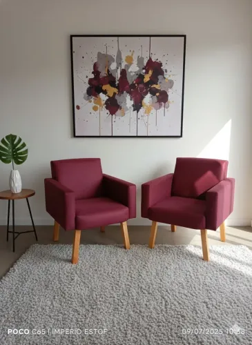 Poltronas em tecido veludo por apenas 199$ cada namoradeira 2 lugar 400$