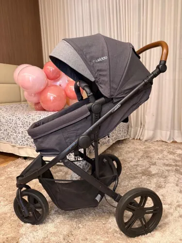 Carrinho de Bebê com Moisés Kiddo Trek 3 Rodas - até 15kg