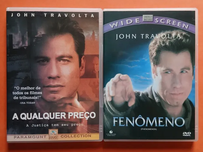 Dvd A Qualquer Preço + Fenômeno  - John Travolta 