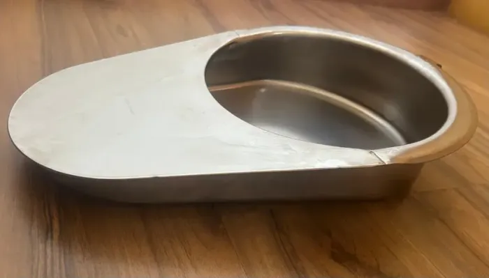 Comadre hospitalar de inox