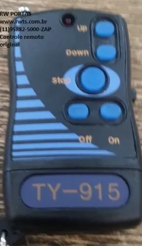 Controle remoto para portão de enrolar. 11 95.8,82/50;00