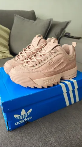 Tênis Fila Disruptor II Premium Rosa Feminino Nº 36