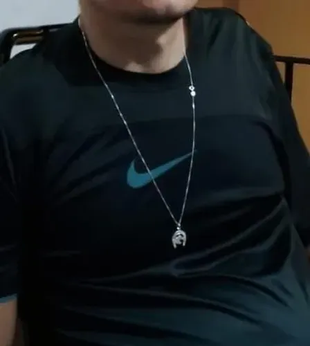 Relógio e cordão de prata