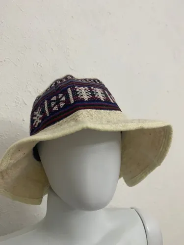 Chapéu Estilo Inca Lã Bom Estado