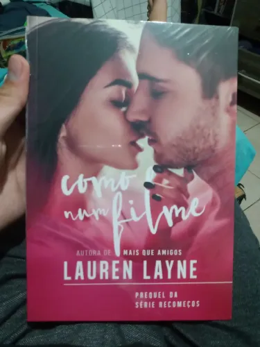 Livro como num filme lacrado
