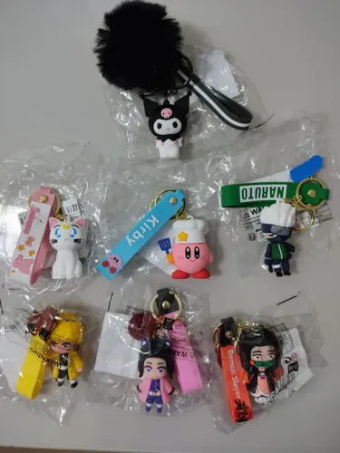 Chaveiros Animes preço por unidade 