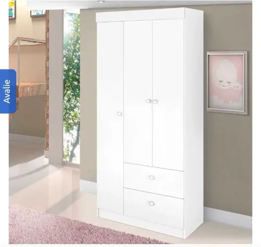 Guarda roupa infantil Branco