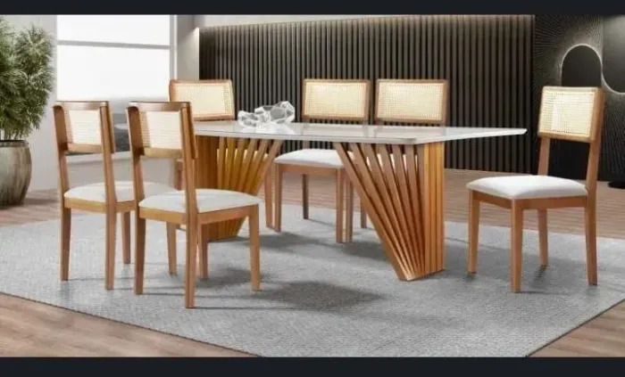 Conjunto de Mesa 6 Lugares