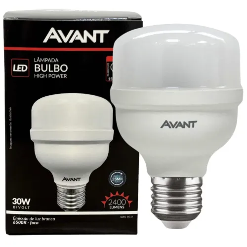 Lâmpada LED Bulbo High Power Avant 30W - 2400 Lumens