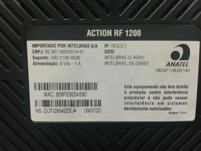 Roteador RF 1200 novíssimo 