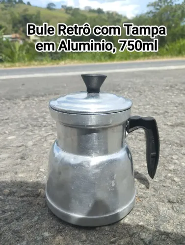 Bule Retrô em Alumínio 