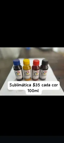 Tintas sublimação