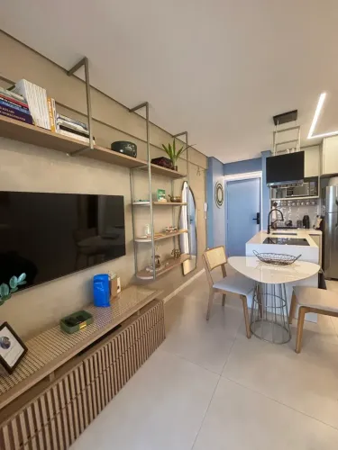 Alugo apartamento mobiliado Flat na Ponta do Farol