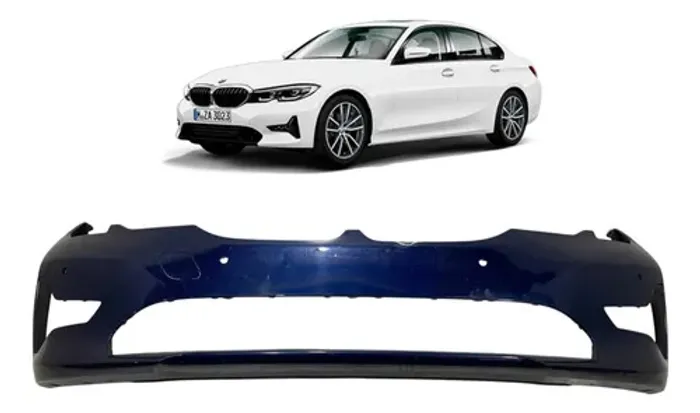 Parachoque Dianteiro Bmw 320i 330i 2020 2021 2022 Original Azul