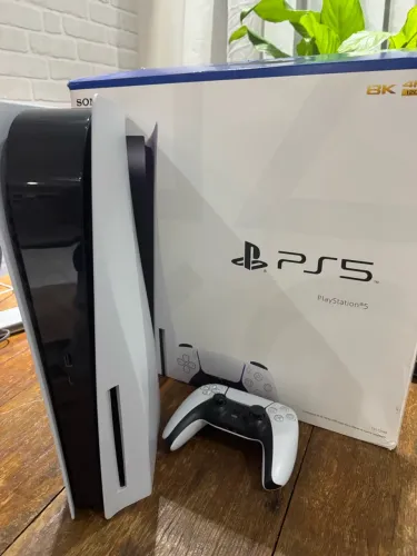 Ps5 com leitor na caixa