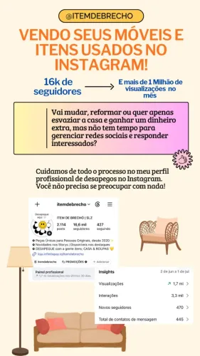 ANÚNCIO SEUS ITENS DE CASA