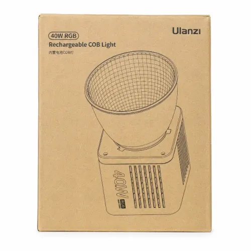 Iluminador LED RGB Ulanzi L024 40W Recarregável COB Para Foto e Vídeo