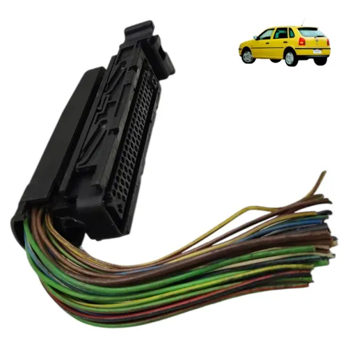 Plug conector módulo injeção VW Gol g3 1.0 16v 2000 2001