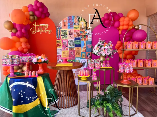 Decoração de festa / adulta brasilidade e outros