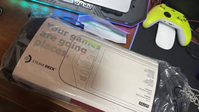 Steam deck 1tb lcd seminovo na caixa