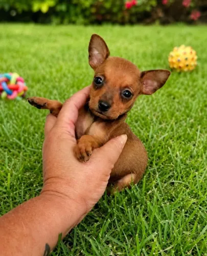 Pinscher n0/n1 macho<br>Vermifugado lindo <br>Zap *<br>Aceito cartão taxa <br>Valor 55