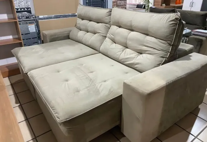Sofá Retrátil e Reclinável 