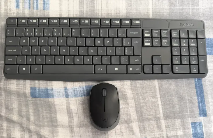 Teclado e mouse logitech