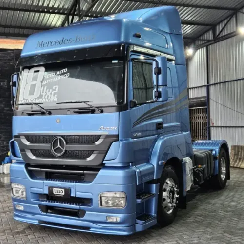 Mb Axor 2041 4x2 Ano 2018 Teto Alto Automático Interna Bonita Bom de mecânica e pneus