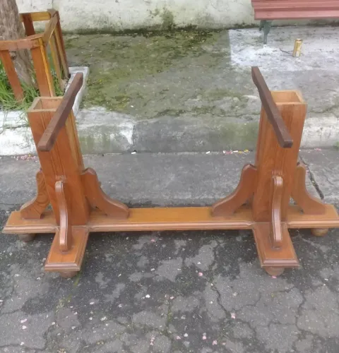 Base para mesa madeira maciça 