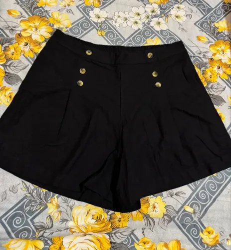 Shorts de linho farm
