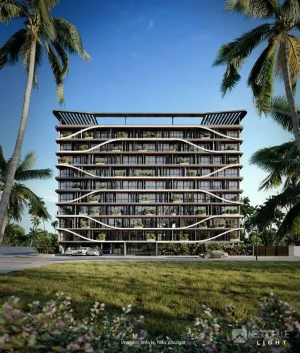 Flat com 1 dormitório à venda, 20 m² por R$ 331.632,70 - Ponta de Campina - Cabedelo/PB