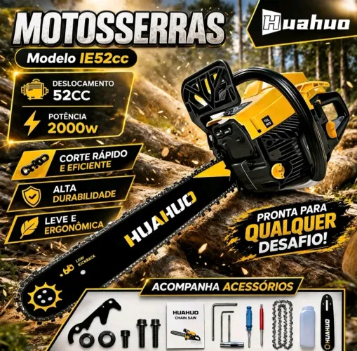 Motosserra profissional 52cc