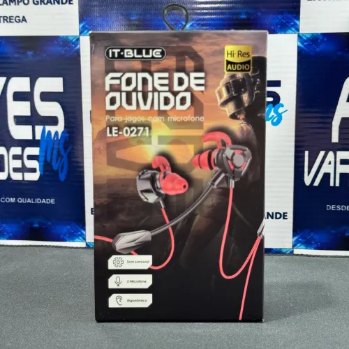 Fone de ouvido gamer com microfone headset 
