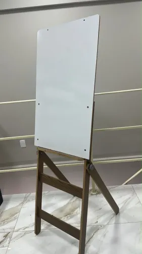 Flip Chart Quadro Branco Fit 54x90cm de Madeira MDF