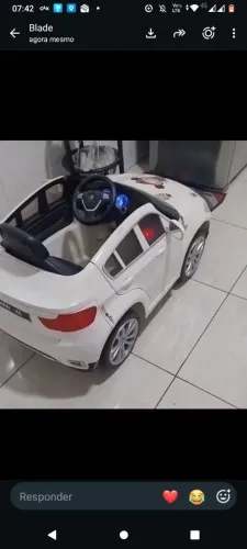 carrinho elétrico com controle